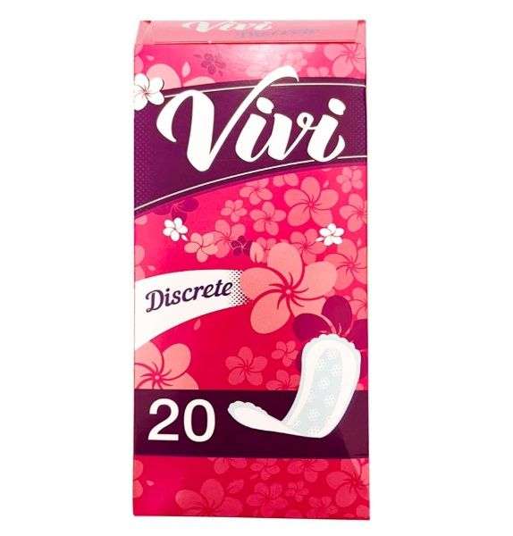 Изображение товара Прокладки ежедневные Vivi Discrete Form №20 Прокладки ежедневные Vivi Discrete Form №20 фотография
