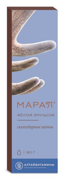 Изображение товара Марал Скипидарные ванны концентрат (желтая эмульсия) Алтайвитамины, 80г Марал Скипидарные ванны концентрат (желтая эмульсия) Алтайвитамины, 80г фотография