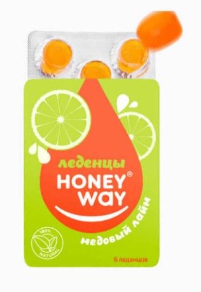 Изображение товара Леденцы HoneyWay Медовое яблоко 18г Леденцы HoneyWay Медовое яблоко 18г фотография