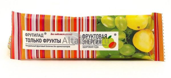 Изображение товара Батончик фрутилад только фрукты 30 г Батончик фрутилад только фрукты 30 г фотография