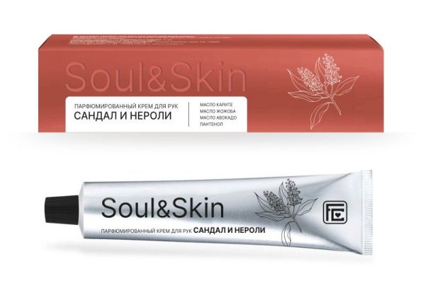 Изображение товара Крем для рук парфюмированный Soul&Skin сандал и нероли Фэмили Косметик 65мл Крем для рук парфюмированный Soul&Skin сандал и нероли Фэмили Косметик 65мл фотография