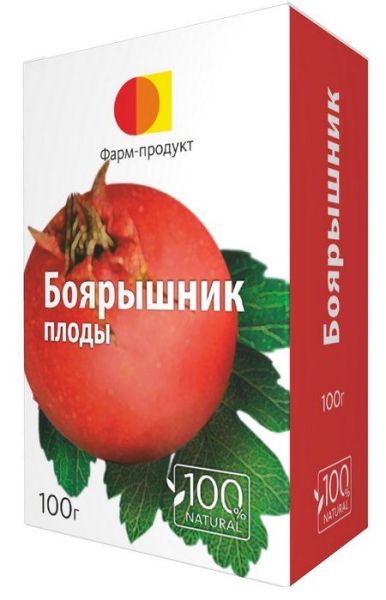 Изображение товара Боярышник плоды Фарм-продукт 100 гр Боярышник плоды Фарм-продукт 100 гр фотография